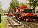 KVB Bahn entgleist Koeln Suelz Hermeskeilerstr Am Beethovenpark P092